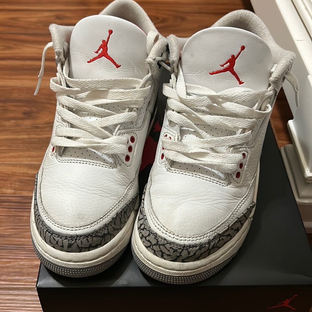 jordan 3 gs white cement
